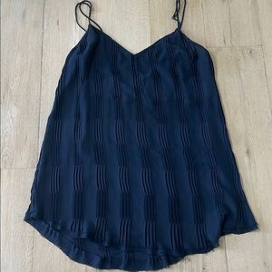 Free People Intimately Navy Babydoll Slip Dress Size M
